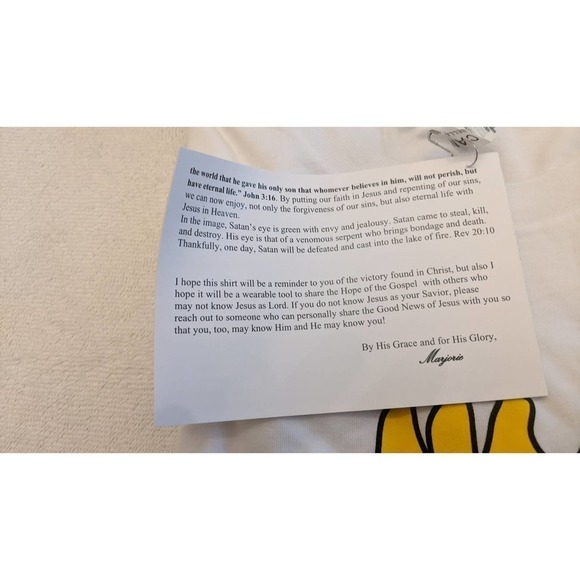 The Struggle Christian Shirt Medium NWT - Picture 5 of 6